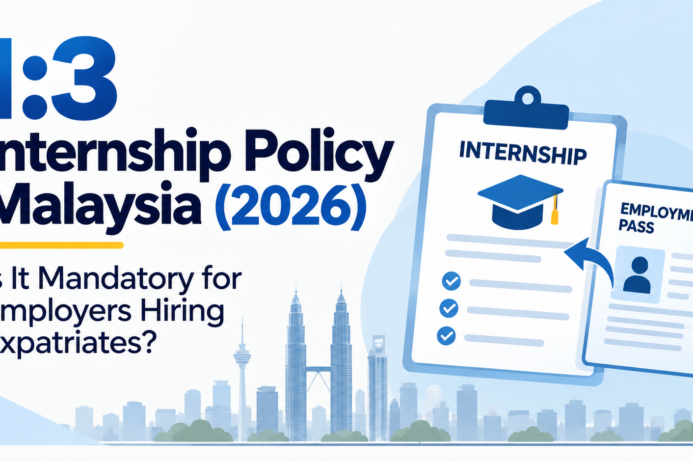 1:3 Internship Policy Malaysia (2026) – Is It Mandatory for Employers Hiring Expatriates?